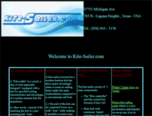 Tablet Screenshot of kite-sailer.com